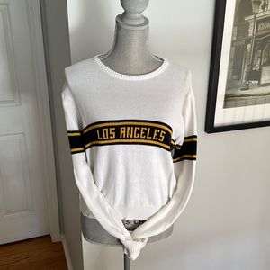 Brandy Melville cotton Los Angeles Sweater OS